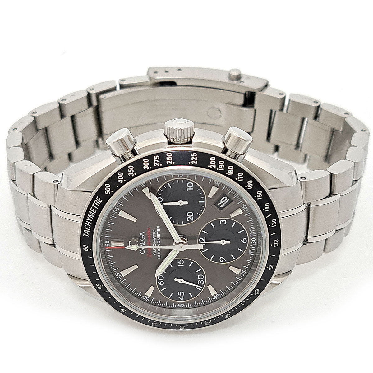 Omega Speedmaster Date Automatic Watch Stainless Steel