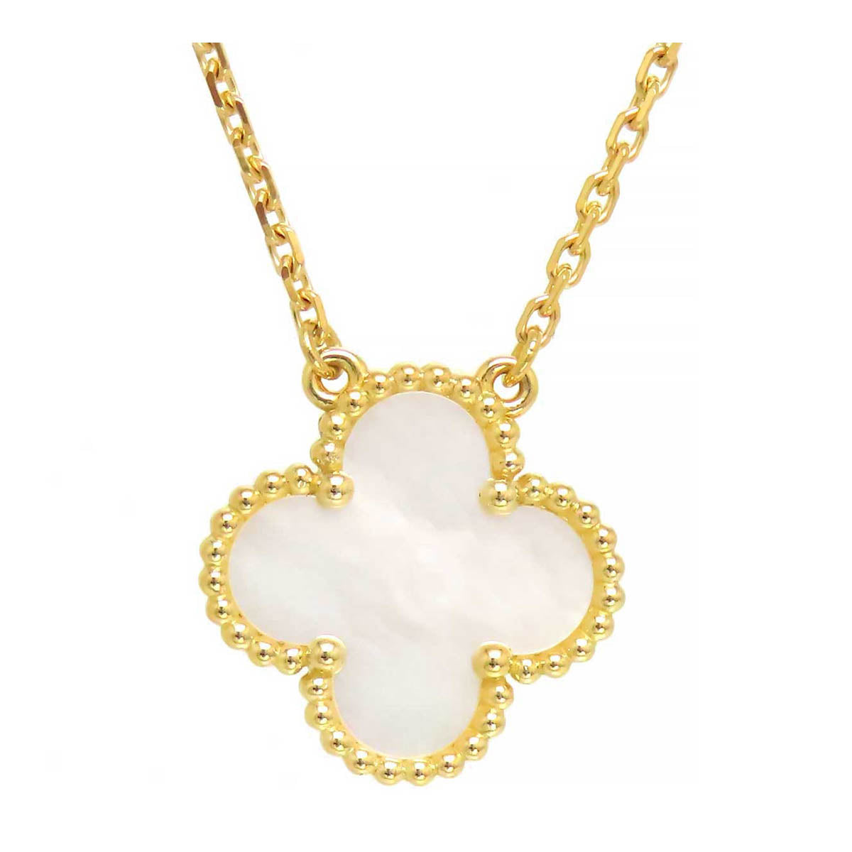 Van Cleef & Arpels K18YG Alhambra Necklace