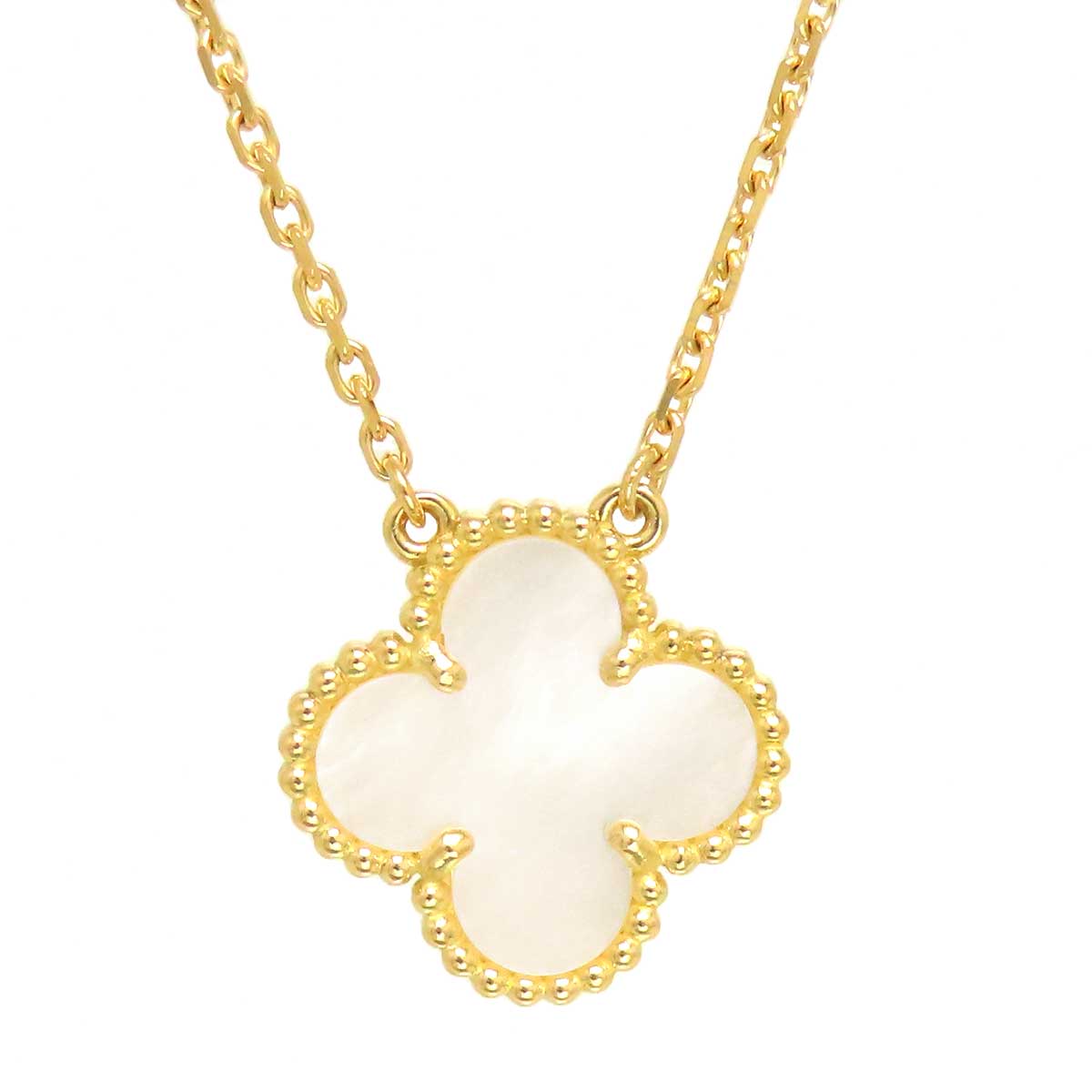 Van Cleef & Arpels K18YG Alhambra Necklace