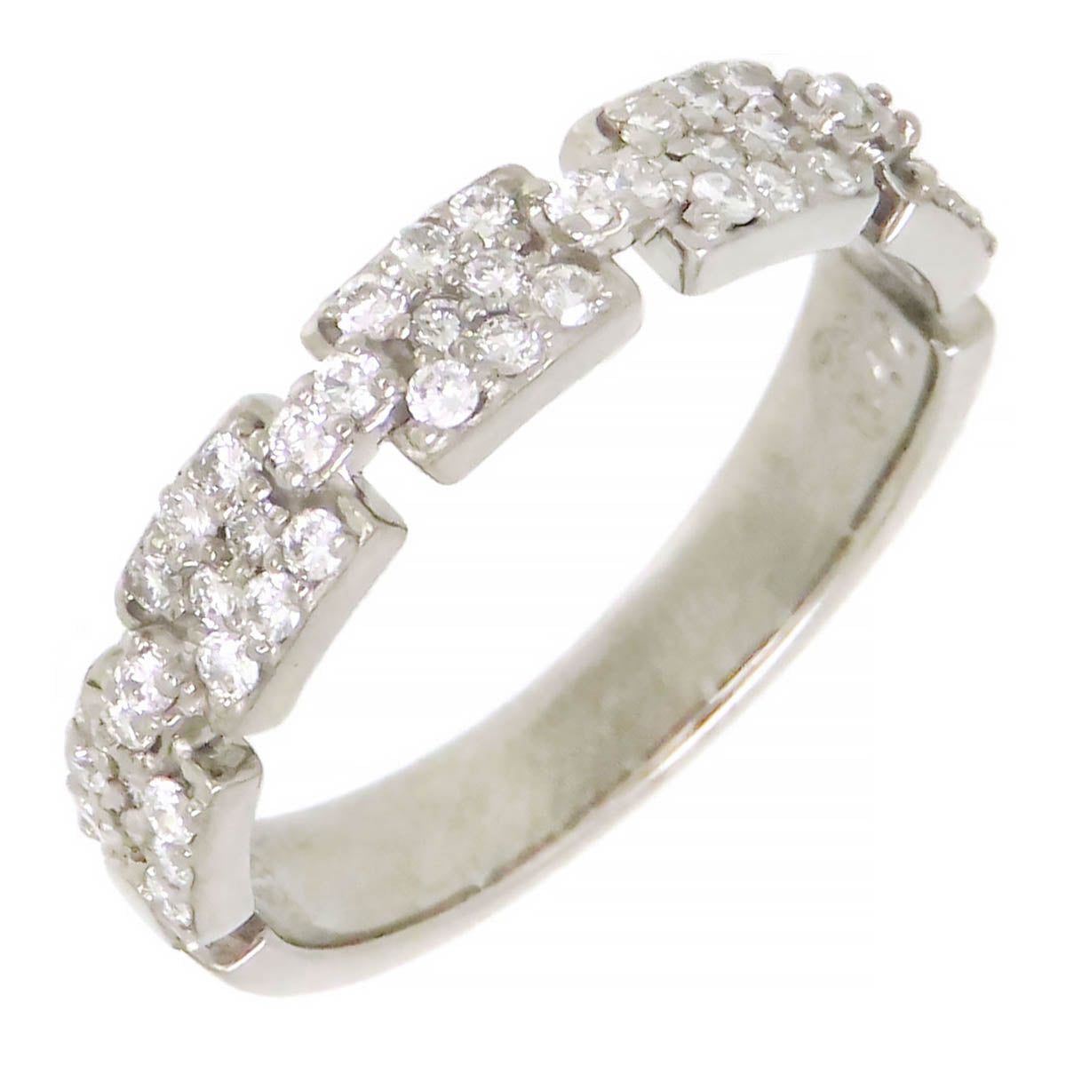 K18WG Diamond Ring