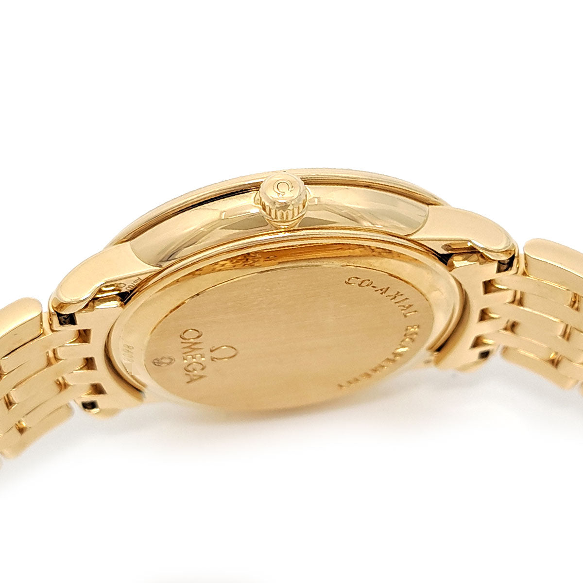 Omega Yellow Gold Diamond Automatic Watch 413.55.37.20.58.001