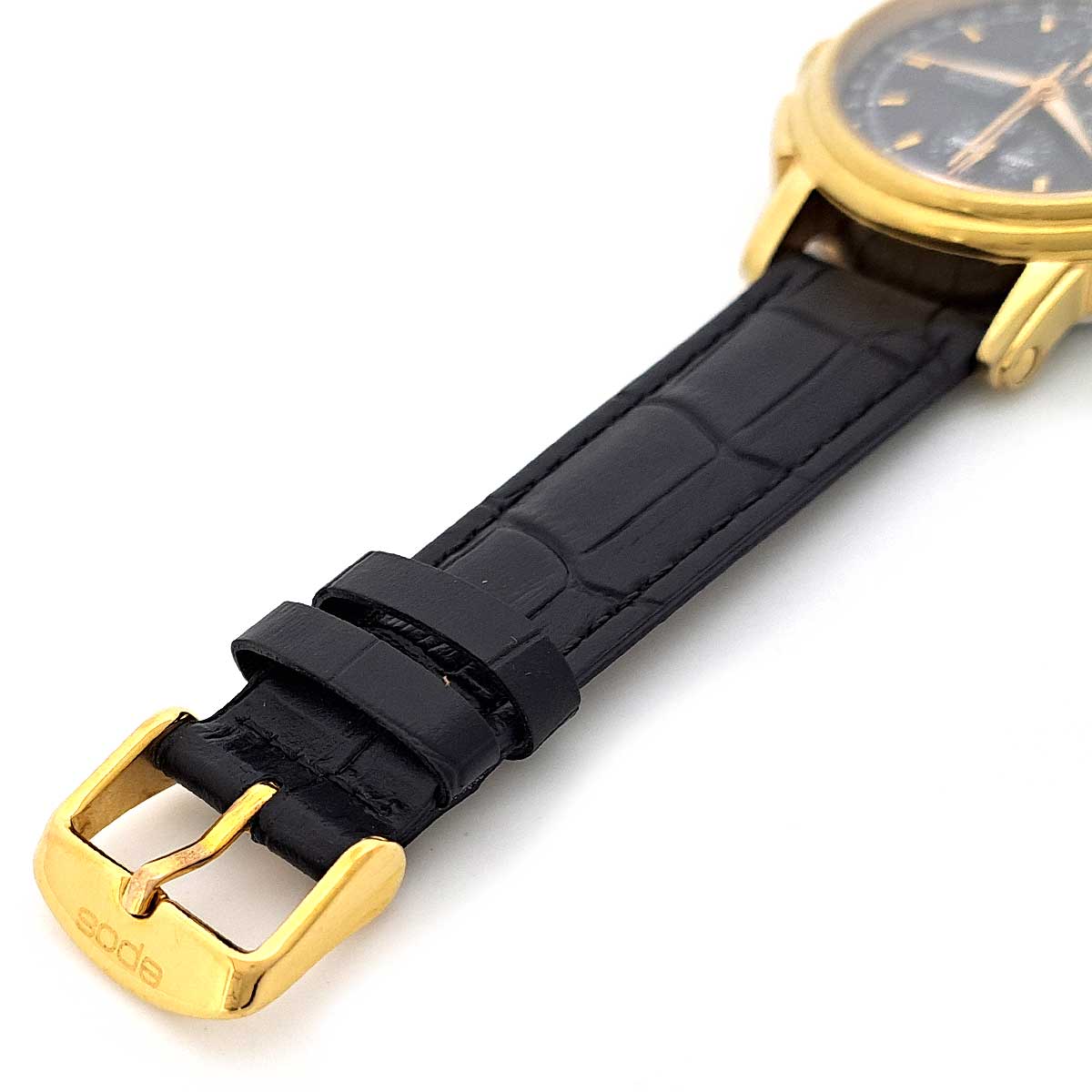 Epos Gold Plated Leather Automatic Watch 3393