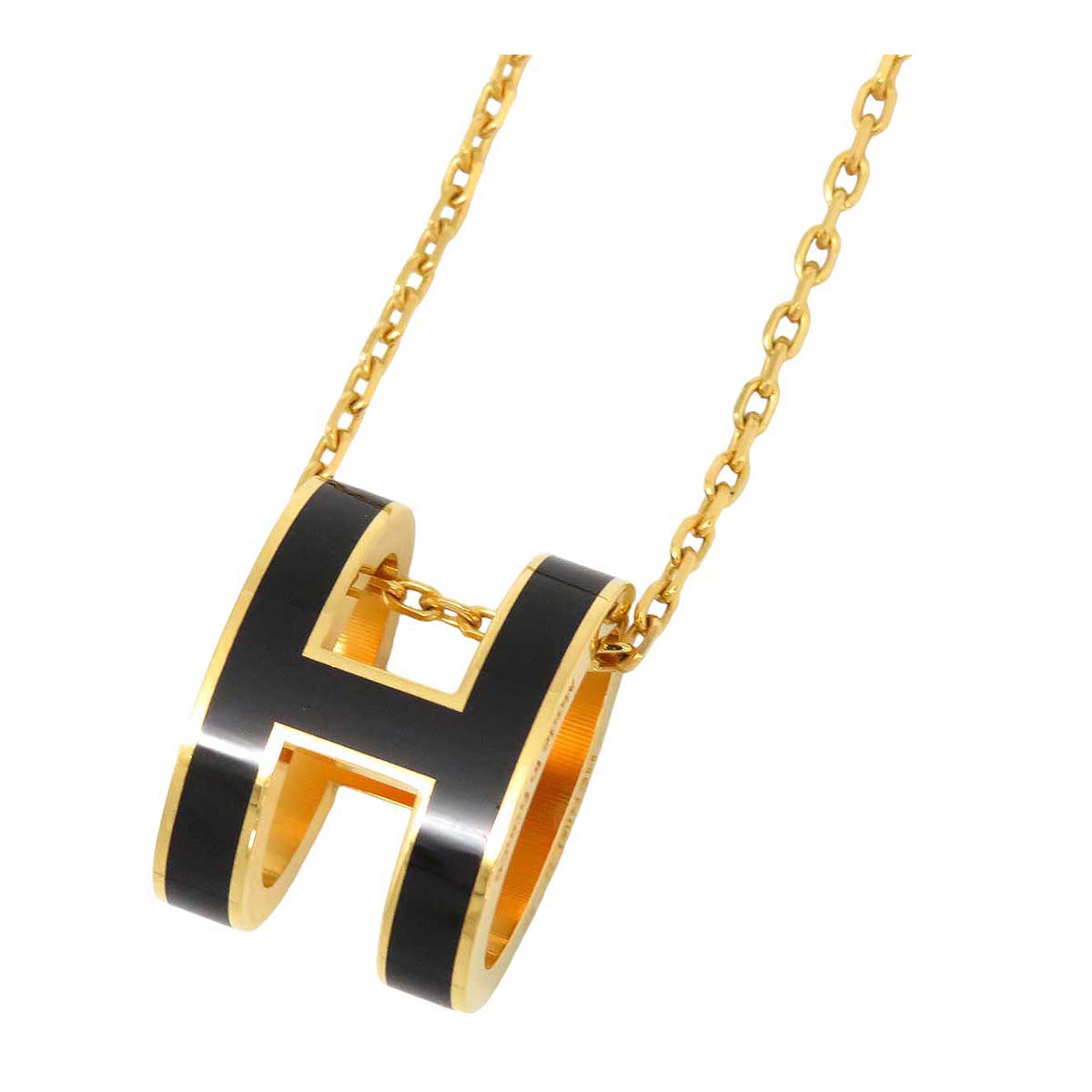 Hermes Metal Pop H Necklace