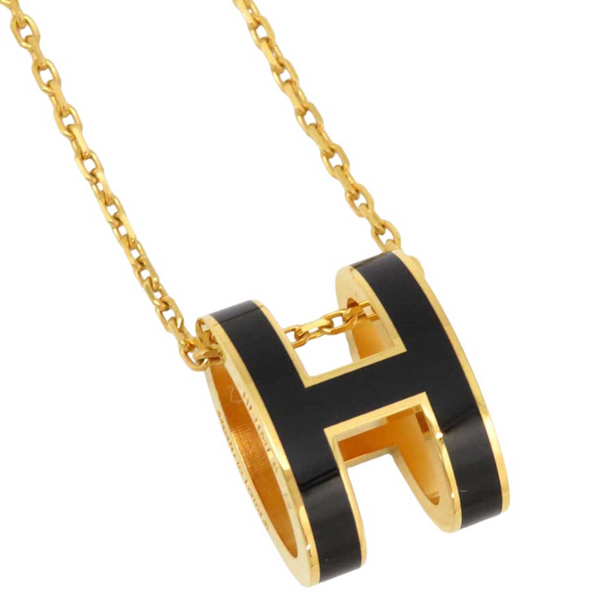 Hermes Metal Pop H Necklace