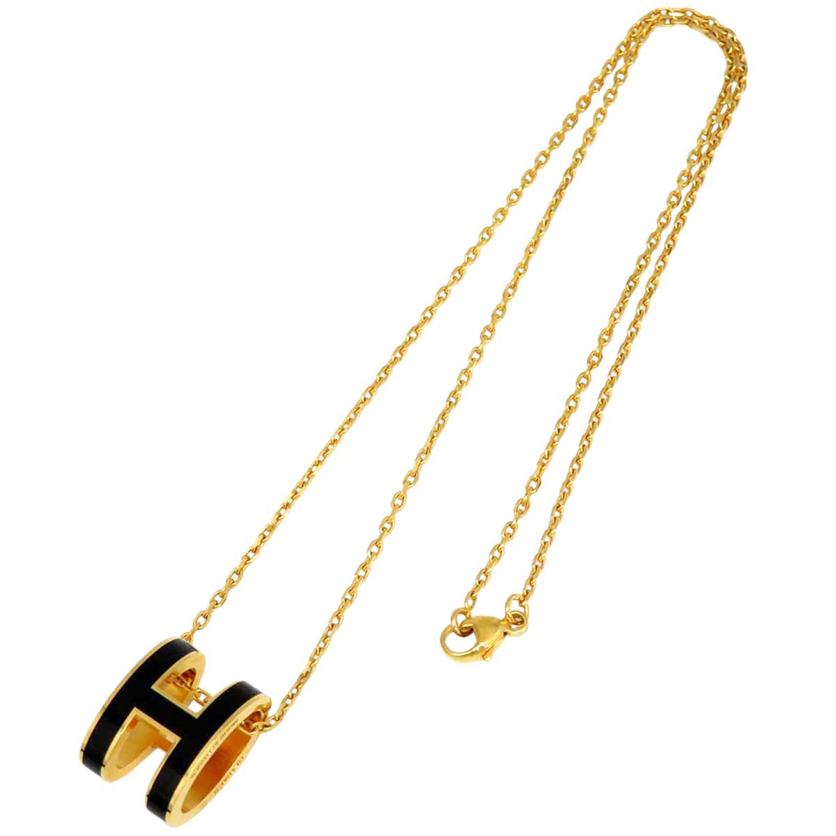 Hermes Metal Pop H Necklace