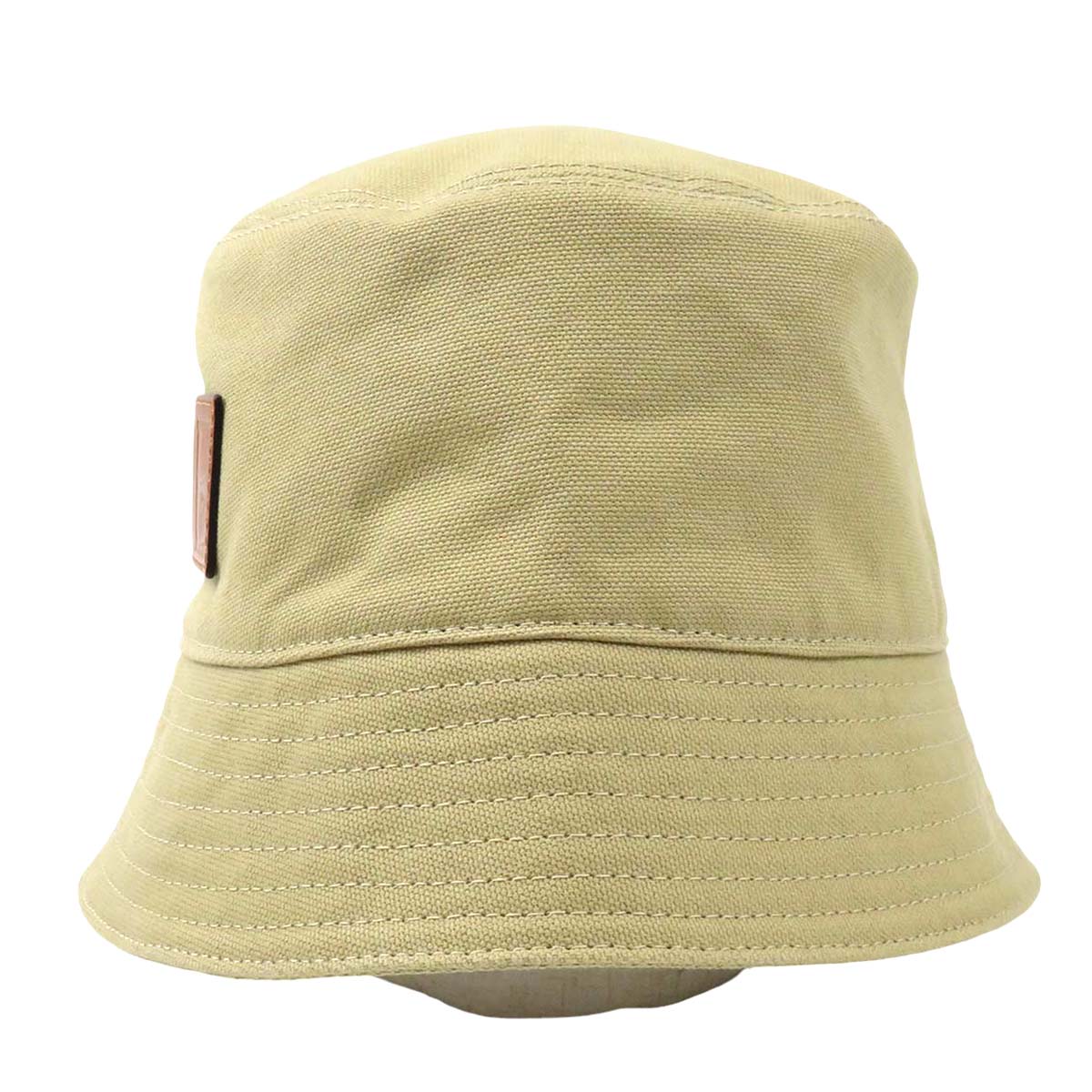 Loewe Cotton Canvas Leather Patch Bucket Hat