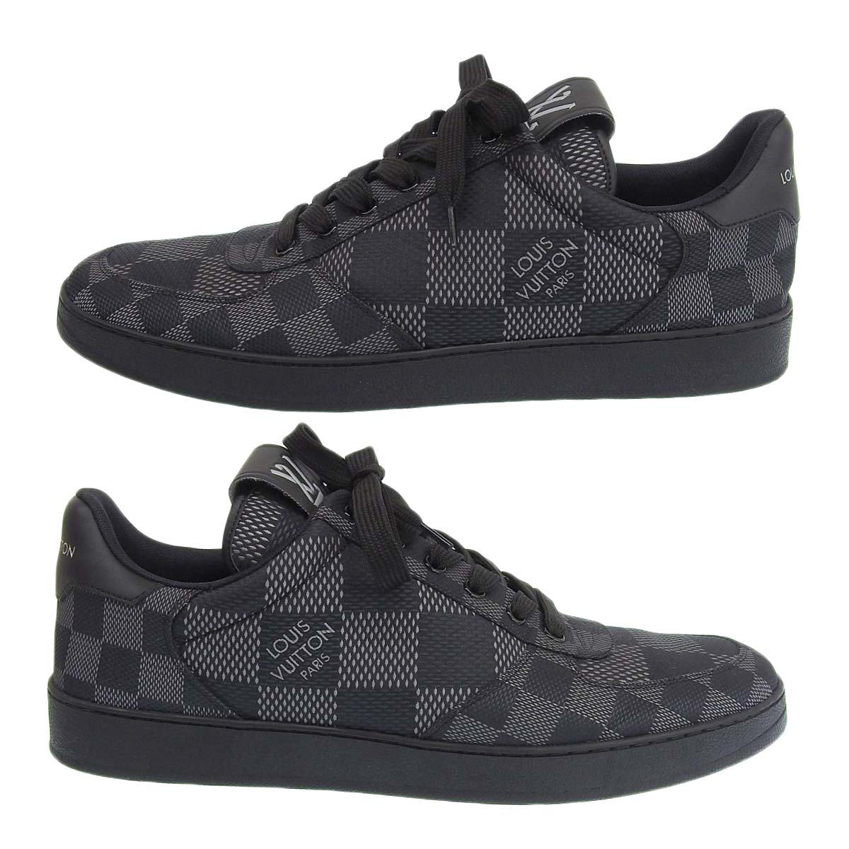 Louis Vuitton Rivoli Sneakers 1ACPHJ Black Gray