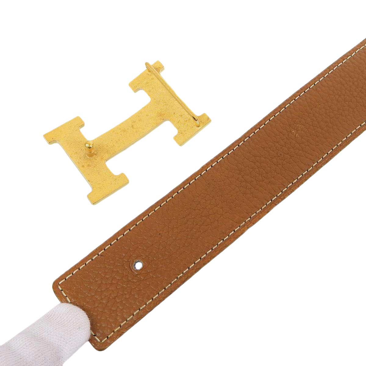 Hermes Reversible Leather Belt