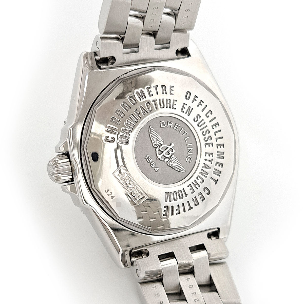 Breitling Stainless Steel Quartz Wing Lady Watch A67350