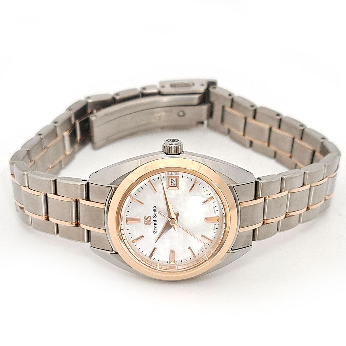 Seiko Quartz Watch Pink Gold Titanium STGF310