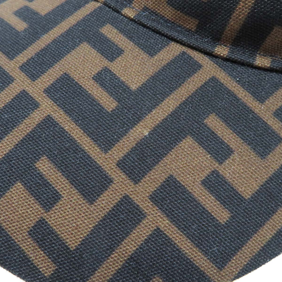 Fendi Baseball Cap FXQ768 A66O Brown Black