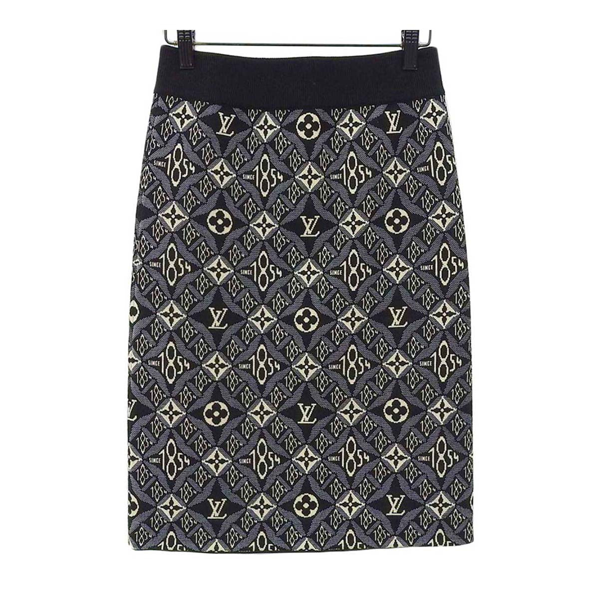 Louis Vuitton Monogram Jacquard Knit Skirt