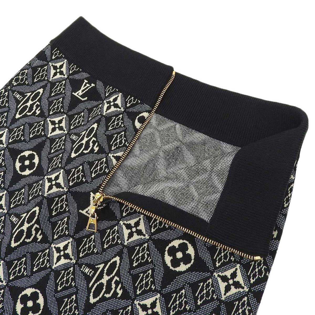 Louis Vuitton Monogram Jacquard Knit Skirt