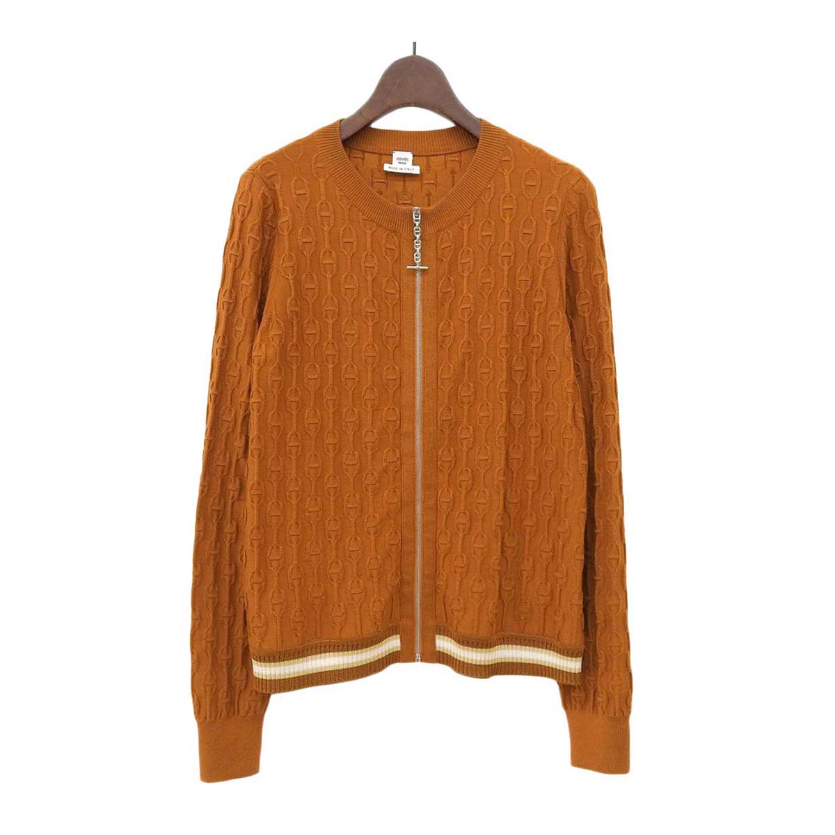 Hermes Silk Cashmere Knit Blouson