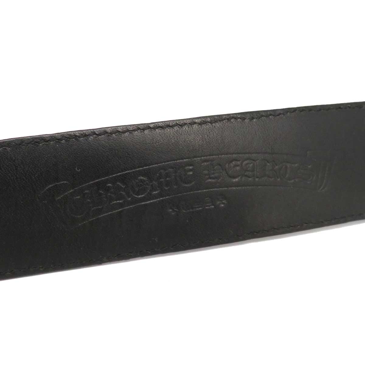 Chrome Hearts Stirling Leather Belt Black