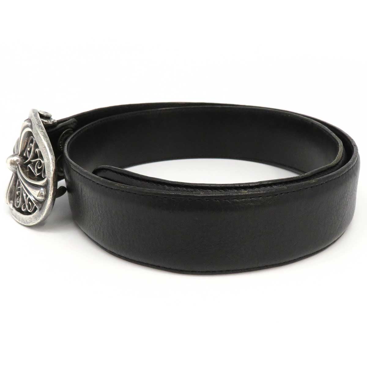 Chrome Hearts Stirling Leather Belt Black