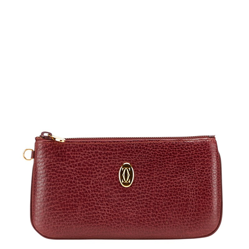 Cartier Must Line Leather Coin Case