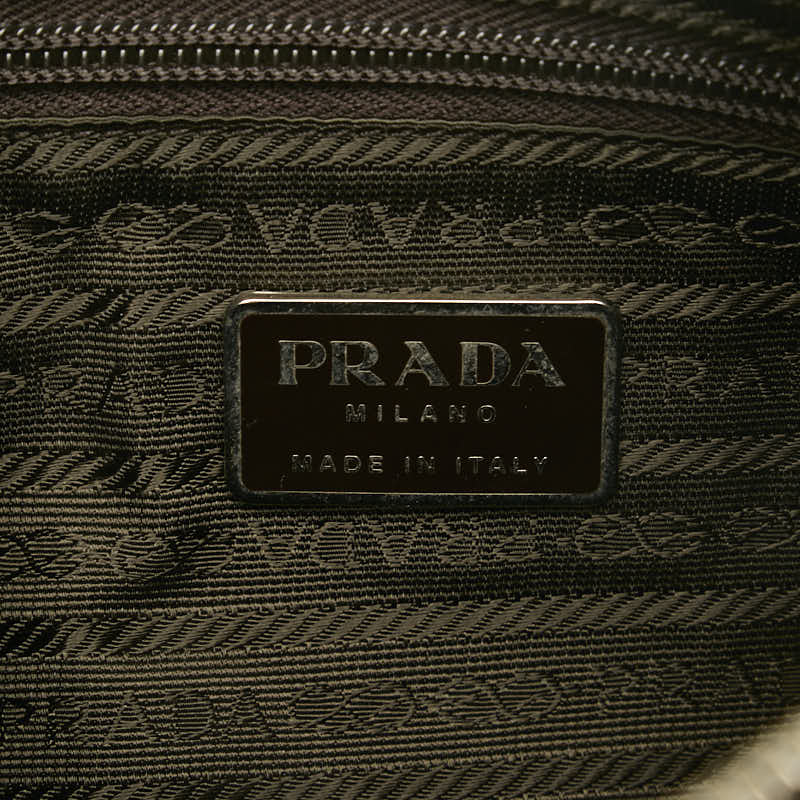 Prada Leather Logo One Shoulder Bag