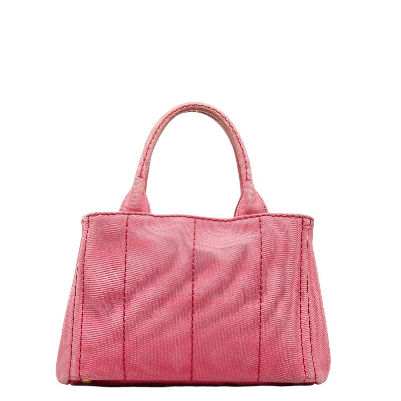 Prada Canapa SS Canvas Handbag 2WAY Pink