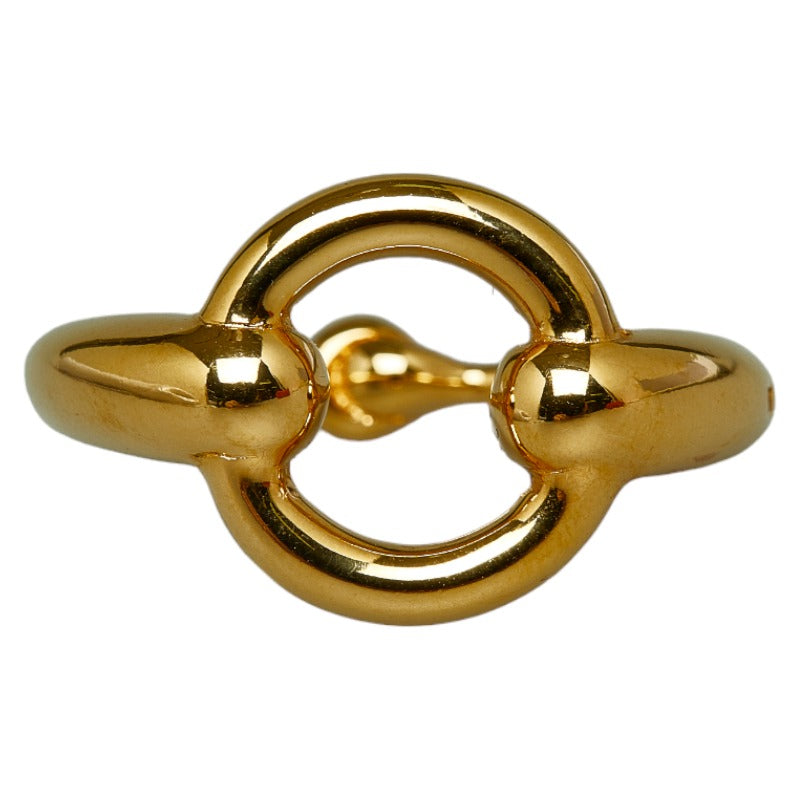 Hermes Gold Plated Scarf Ring in Great Condition