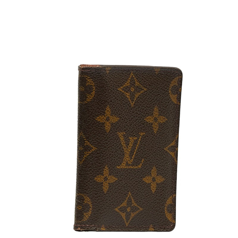 Louis Vuitton Monogram Pocket Organizer Canvas Card Case M61732 in Good condition