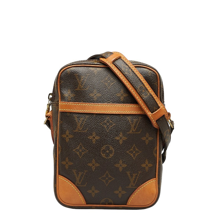 Louis Vuitton Monogram Danube Shoulder Bag M45266 Brown PVC Leather