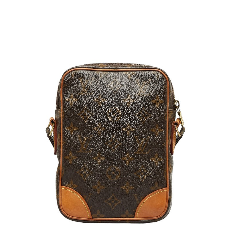 Louis Vuitton Monogram Danube Shoulder Bag M45266 Brown PVC Leather in Good Condition