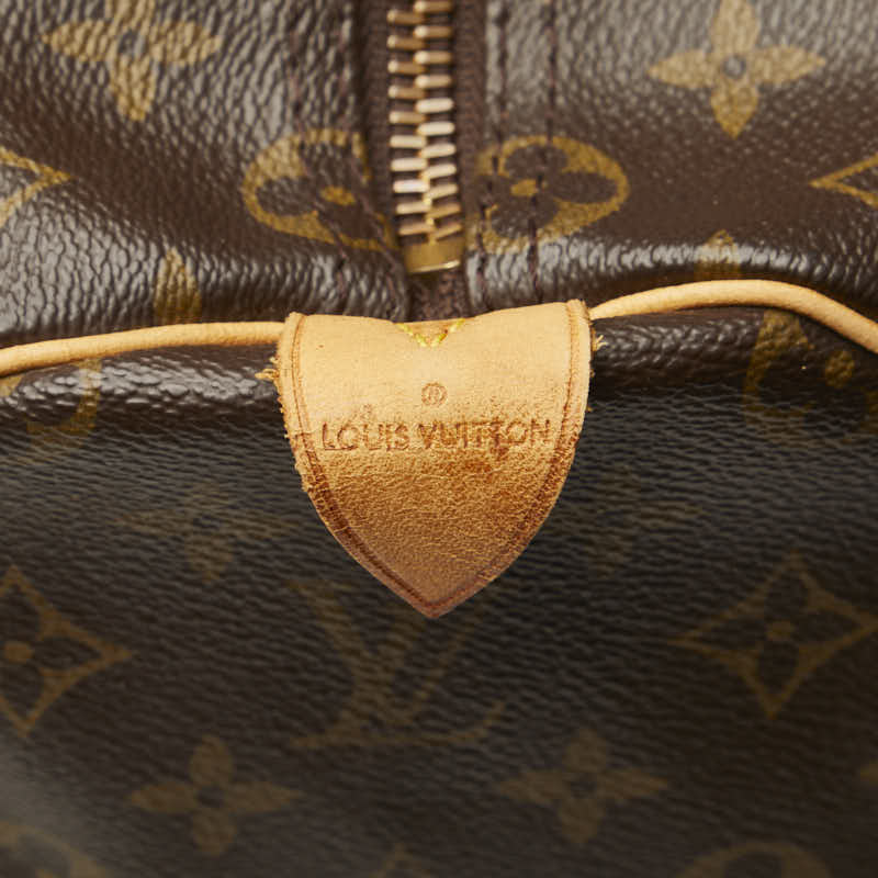 Louis Vuitton Monogram Keepall 50 Boston Bag M41426 Brown PVC Leather in Very Good Condition