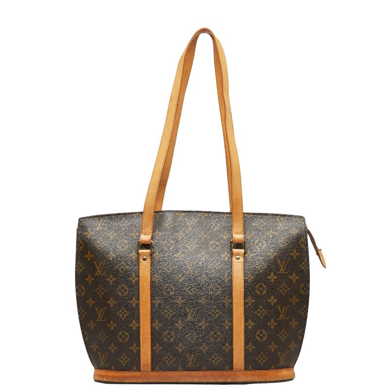 Louis Vuitton Monogram Babylon Tote Bag M51102 Brown PVC Leather in Good Condition