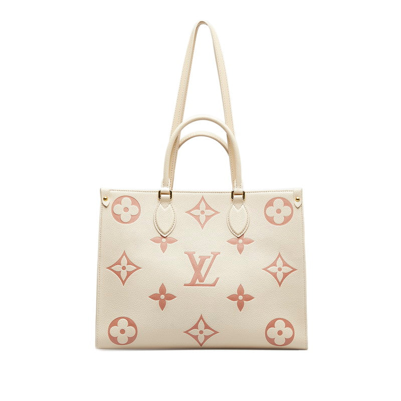 Louis Vuitton OnTheGo MM 2WAY Shoulder Tote Bag M21575 in Very Good Condition