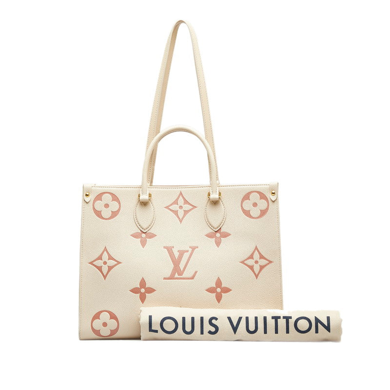 Louis Vuitton OnTheGo MM 2WAY Shoulder Tote Bag M21575 in Very Good Condition