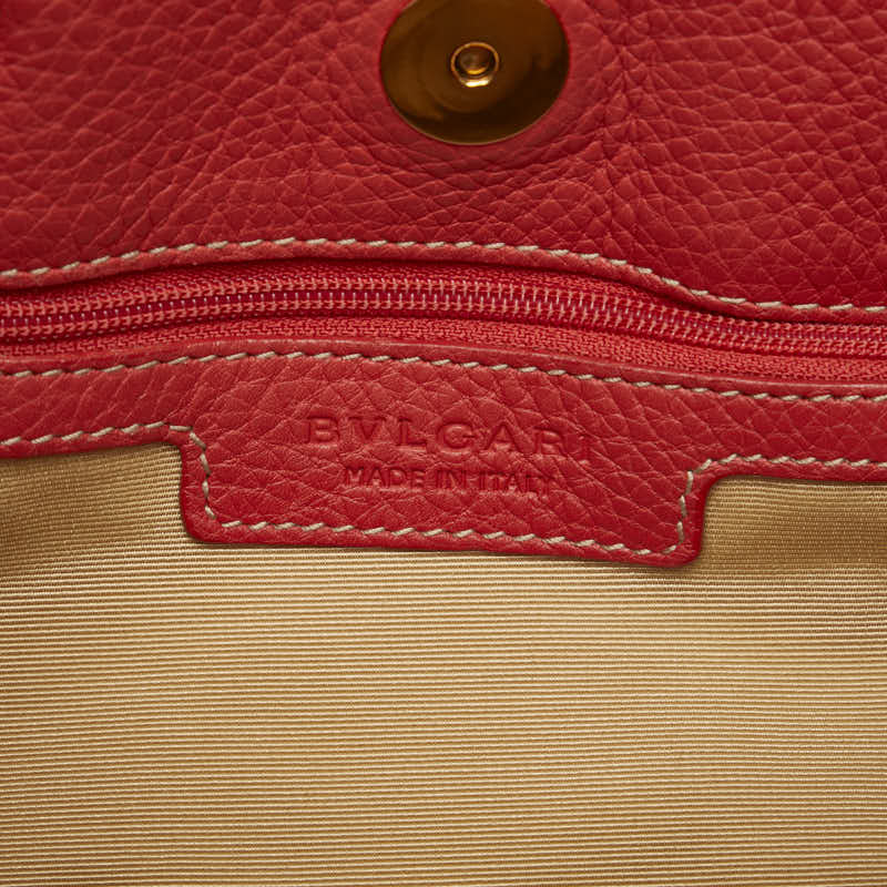 Bvlgari Canvas Leather Logo Mania Tote Bag