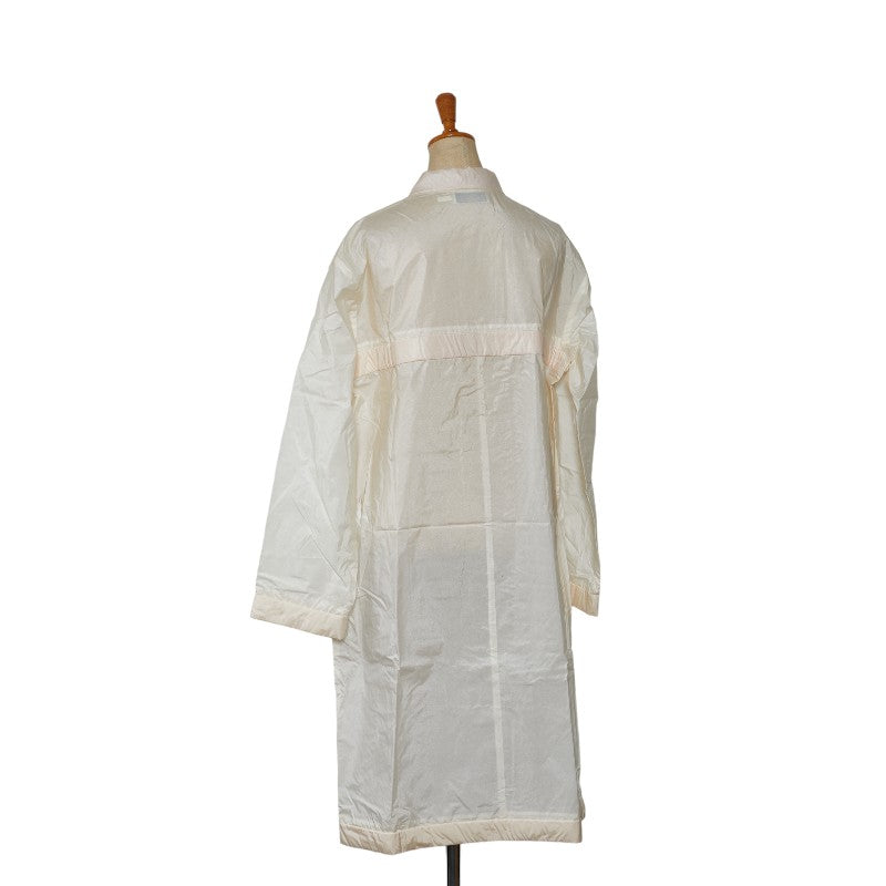 Givenchy Silk Vinyl Coat White