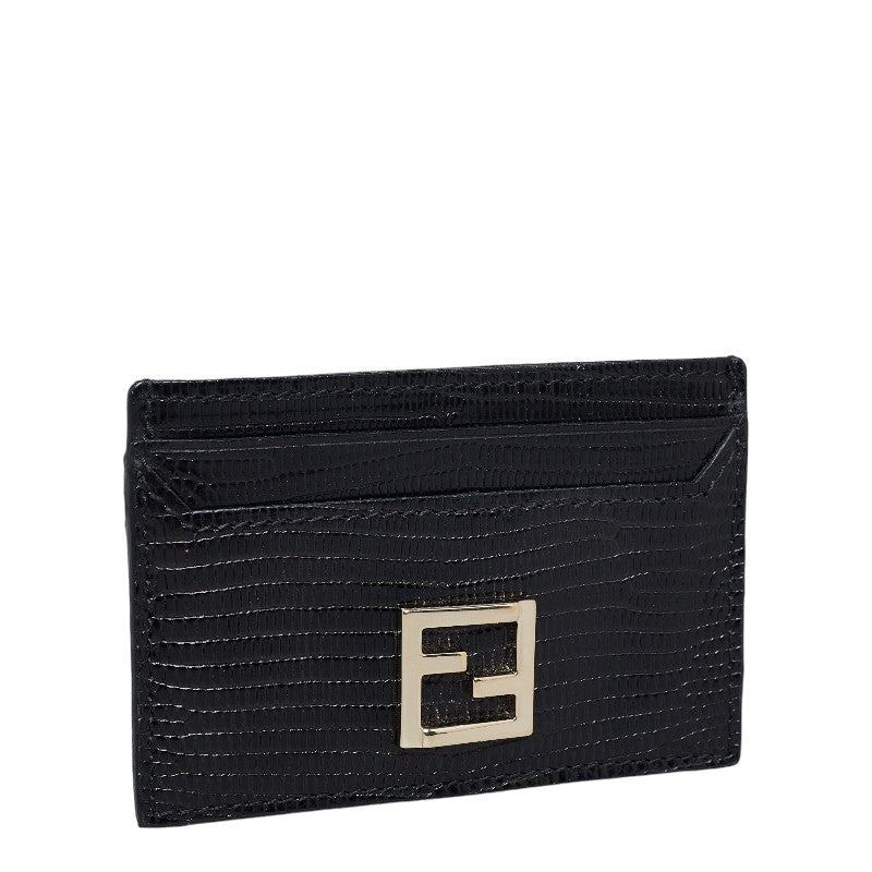 Fendi Lizard Pass Case Card Holder 7M0155 in Great Condition