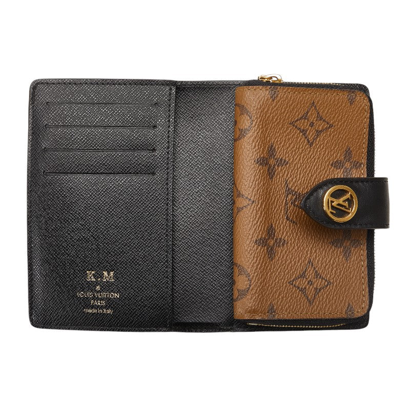 Louis Vuitton Monogram Giant Reverse Juliette Wallet M69432 Brown PVC Leather in Very Good Condition