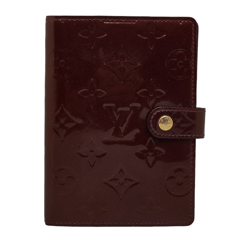 Louis Vuitton Monogram Vernis Agenda PM Notebook Cover Patent Leather in Very Good Condition