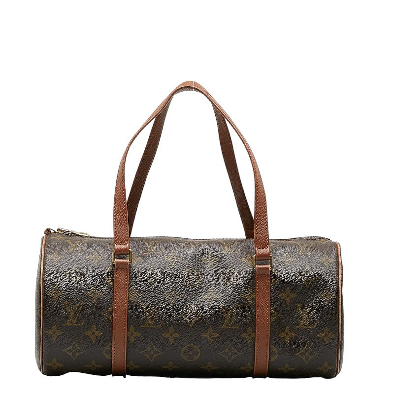 Louis Vuitton Monogram Papillon 30 Shoulder Bag M51365 Brown PVC Leather in Good Condition