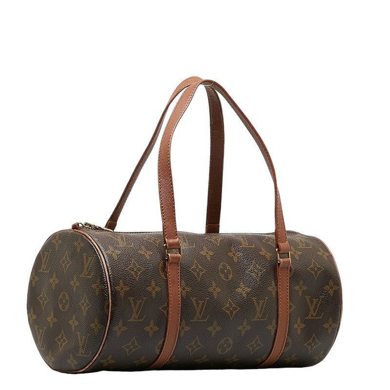 Louis Vuitton Monogram Papillon 30 Shoulder Bag M51365 Brown PVC Leather in Good Condition