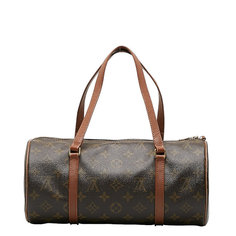 Louis Vuitton Monogram Papillon 30 Shoulder Bag M51365 Brown PVC Leather in Good Condition