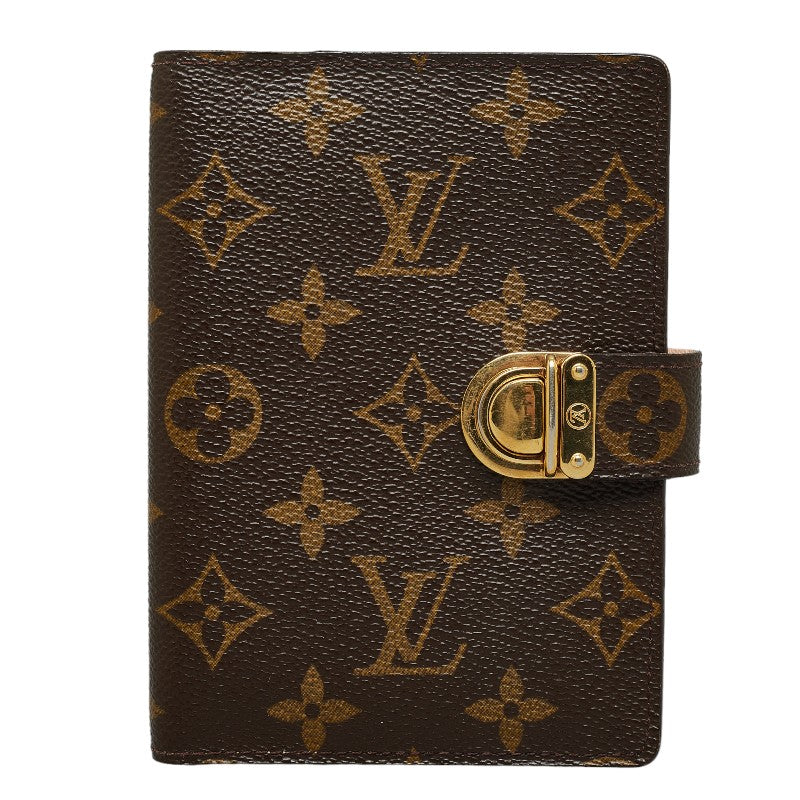 Louis Vuitton Monogram Agenda PM Koala Notebook Cover Brown PVC Leather in Very Good Condition