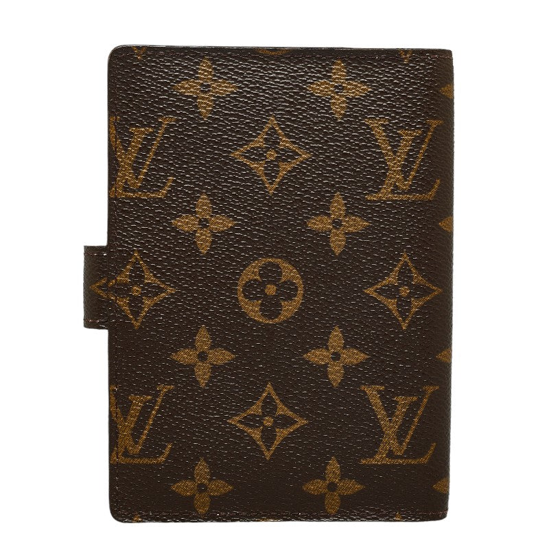 Louis Vuitton Monogram Agenda PM Koala Notebook Cover Brown PVC Leather in Very Good Condition