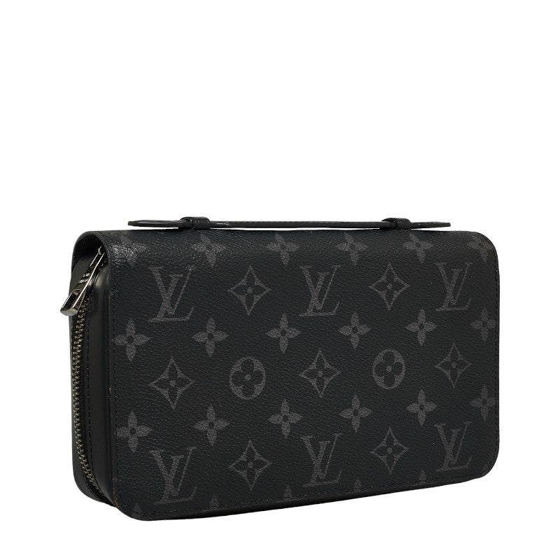 Louis Vuitton Monogram Eclipse Zippy XL Wallet M61698 in Very Good Condition