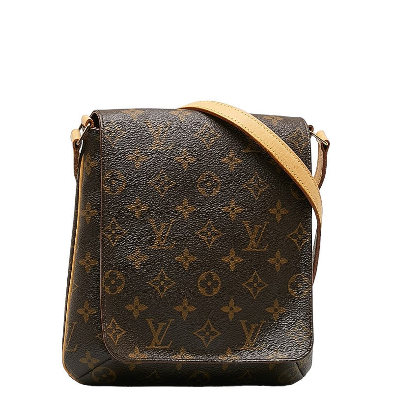 Louis Vuitton Monogram Musette Salsa Long Shoulder Bag M51387 Brown PVC Leather in Good Condition