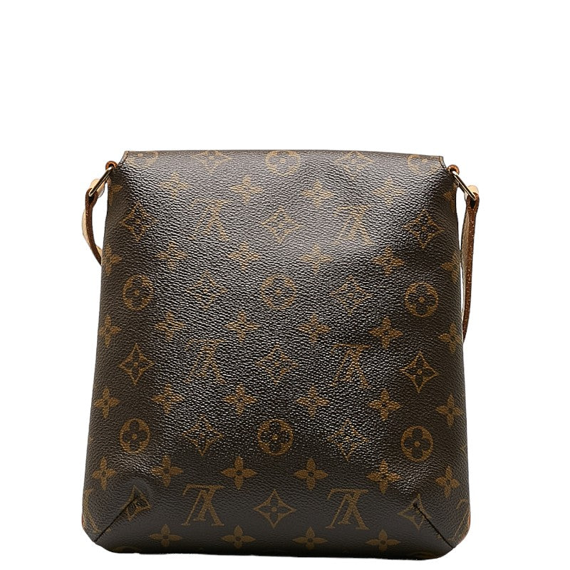 Louis Vuitton Monogram Musette Salsa Long Shoulder Bag M51387 Brown PVC Leather