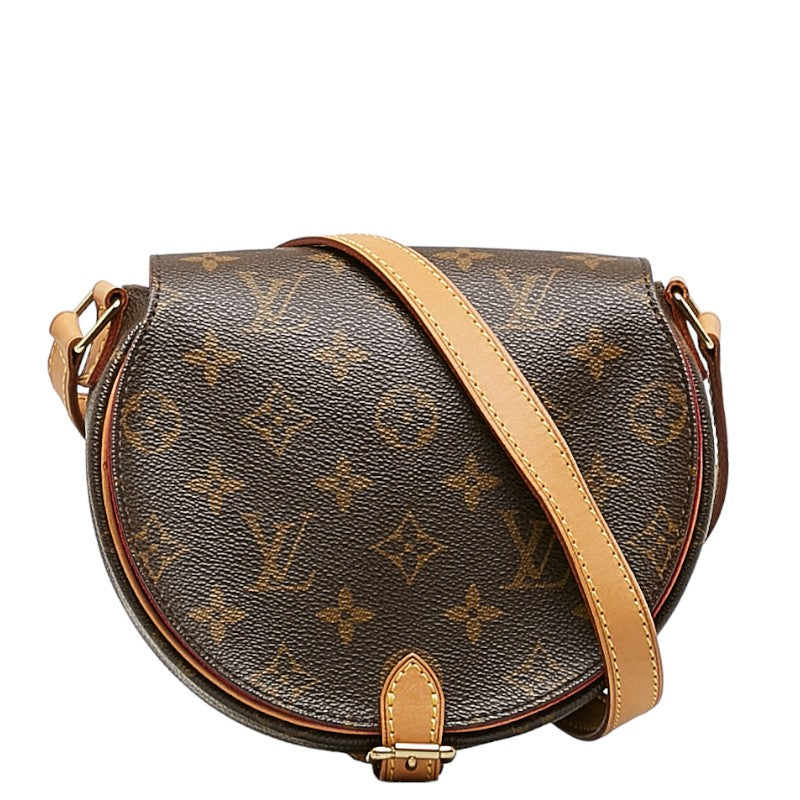 Louis Vuitton Monogram Tambourin Shoulder Bag M51179 Brown PVC in Good Condition