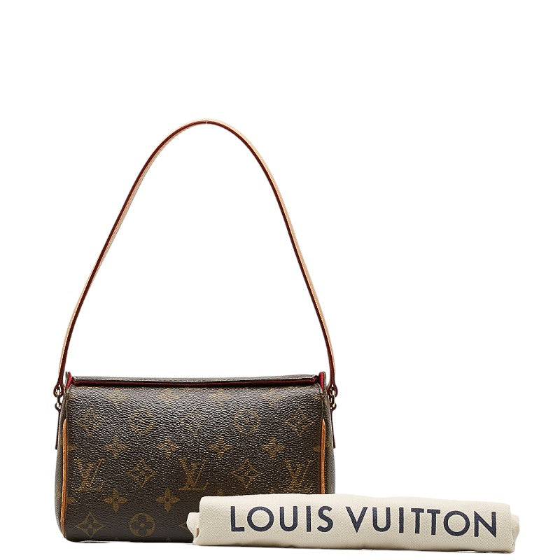 Louis Vuitton Monogram Recital Handbag M51900 Brown PVC Leather