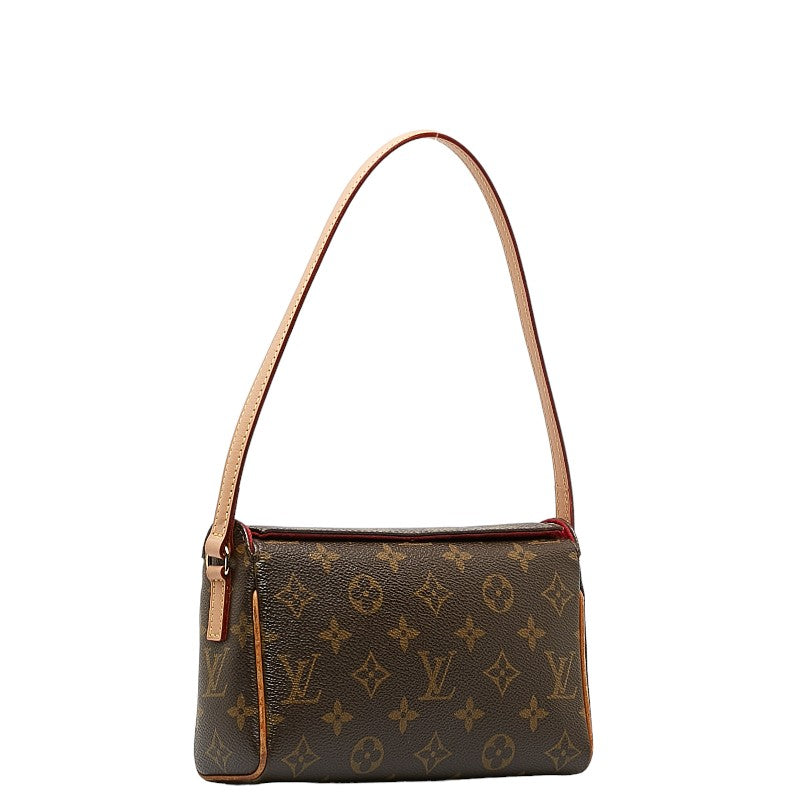 Louis Vuitton Monogram Recital Handbag M51900 Brown PVC Leather in Very Good Condition