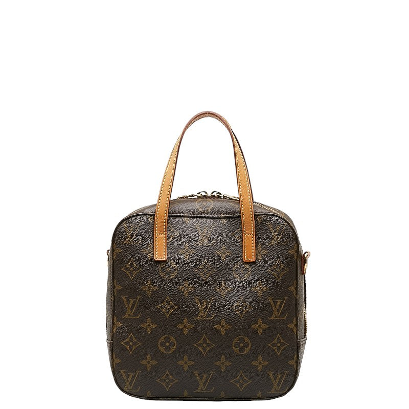 Louis Vuitton Monogram Spontini 2WAY Handbag Brown