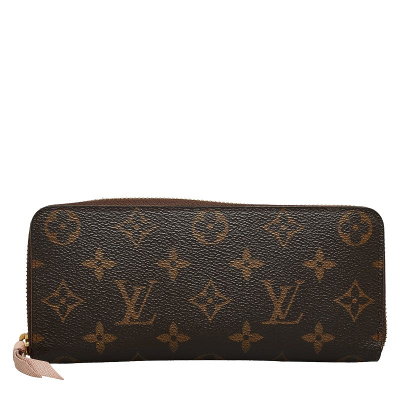 Louis Vuitton Monogram Clemence Long Wallet M61298 in Very Good Condition