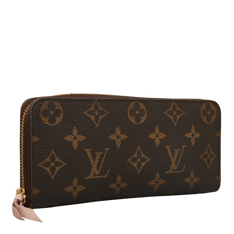 Louis Vuitton Monogram Clemence Long Wallet M61298 in Very Good Condition